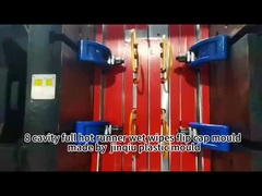 8cavity full hot runner YUDO 120mm wet wipes cap mould full automatic