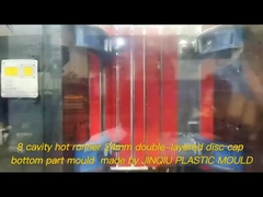 8 Cavity 24-410 Disc Top Cap Up Part PP Injection Mould for 160-200T Machine
